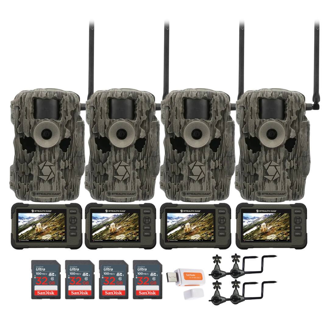 Stealth Cam - 36MP Fusion Max Cellular Trail Camera with Accessories (4 Pack) price history on PriceWatchPro