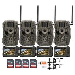 Stealth Cam - 36MP Fusion Max Cellular Trail Camera with Accessories (4 Pack)