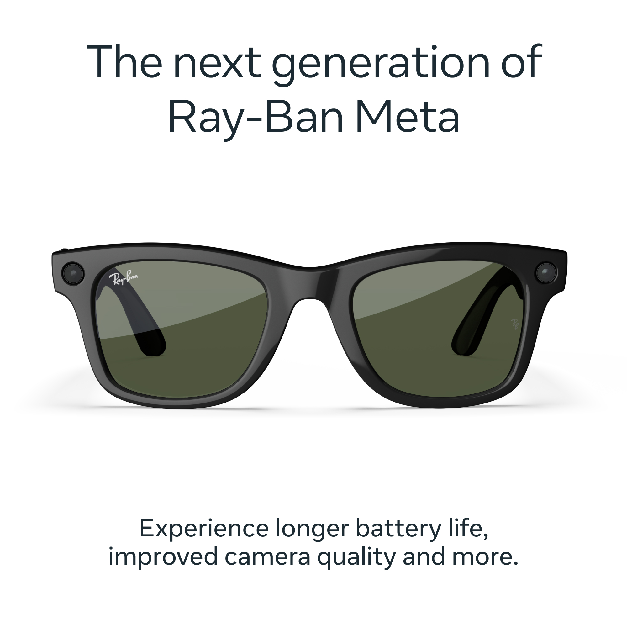 Ray Ban Meta Skyler (Gen 2) glasses with Meta AI, Audio, Photo