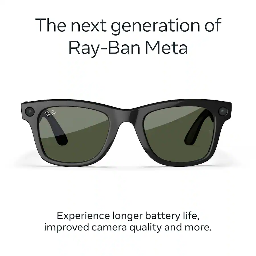Ray Ban Meta Skyler (Gen 2) glasses with Meta AI, Audio, Photo, Video ...