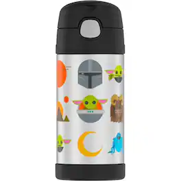 Thermos - 12 oz. Kid's Funtainer Insulated Water Bottle - Mandalorian