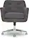 Front. Serta - Ashland Memory Foam & Twill Fabric Home Office Chair - Graphite.