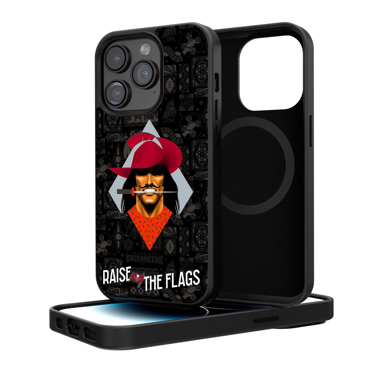 Keyscaper - NFL - Tampa Bay Buccaneers iPhone Magnetic Bump Case - 15 Pro Max - Black price history on PriceWatchPro