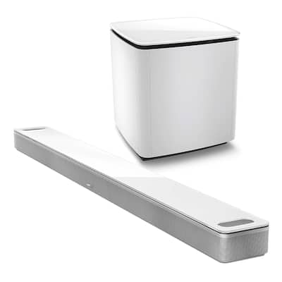 Bose Smart Ultra Soundbar with Bass Module 700 Subwoofer White Bose Smart Ultra Soundbar with Bass Module 700 Subwoofer White