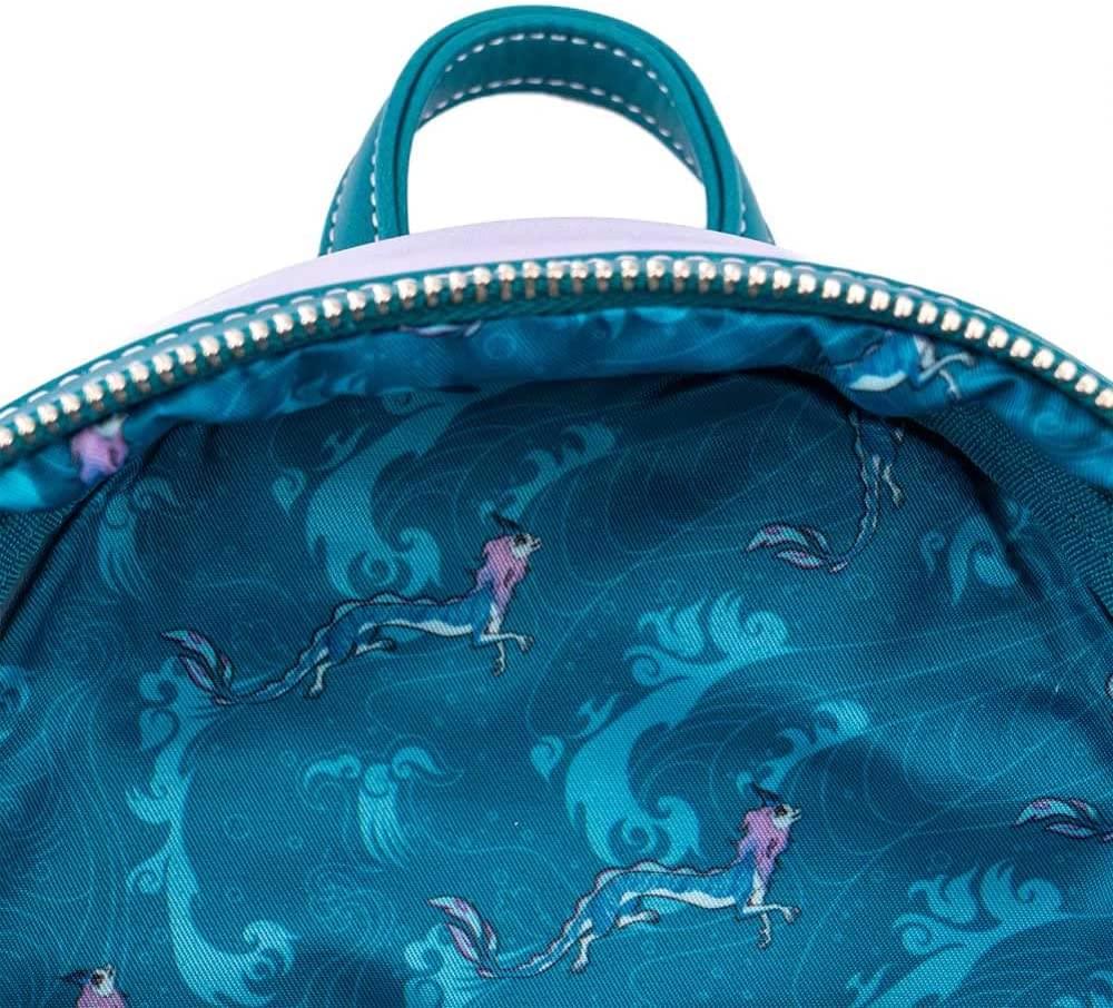 Alt View 10. LoungeFly - Disney Raya and the Last Dragon Sisu Cosplay Mini Backpack - Blue.