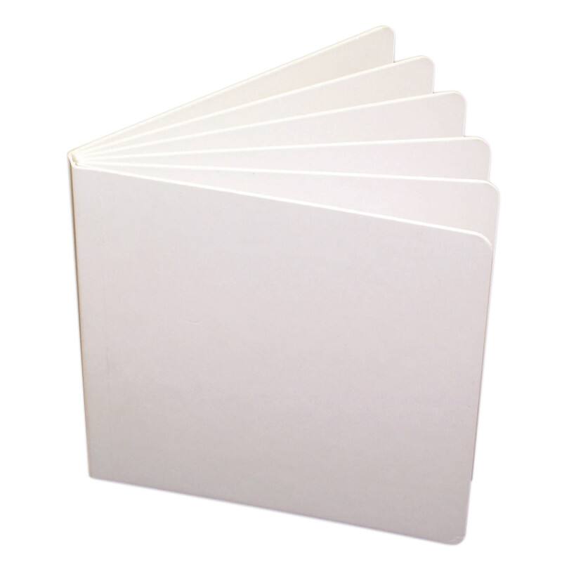 Front. ASHLEY PRODUCTIONS - Blank Chunky Board Book, 5" x 5", White - 5" x 5".