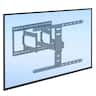 Mount-It! - Ultra-Slim ADA-Compliant Full Motion TV Wall Mount 43–90", 132 lb Capacity, Swivel/Tilt, 1.1" Profile - Black