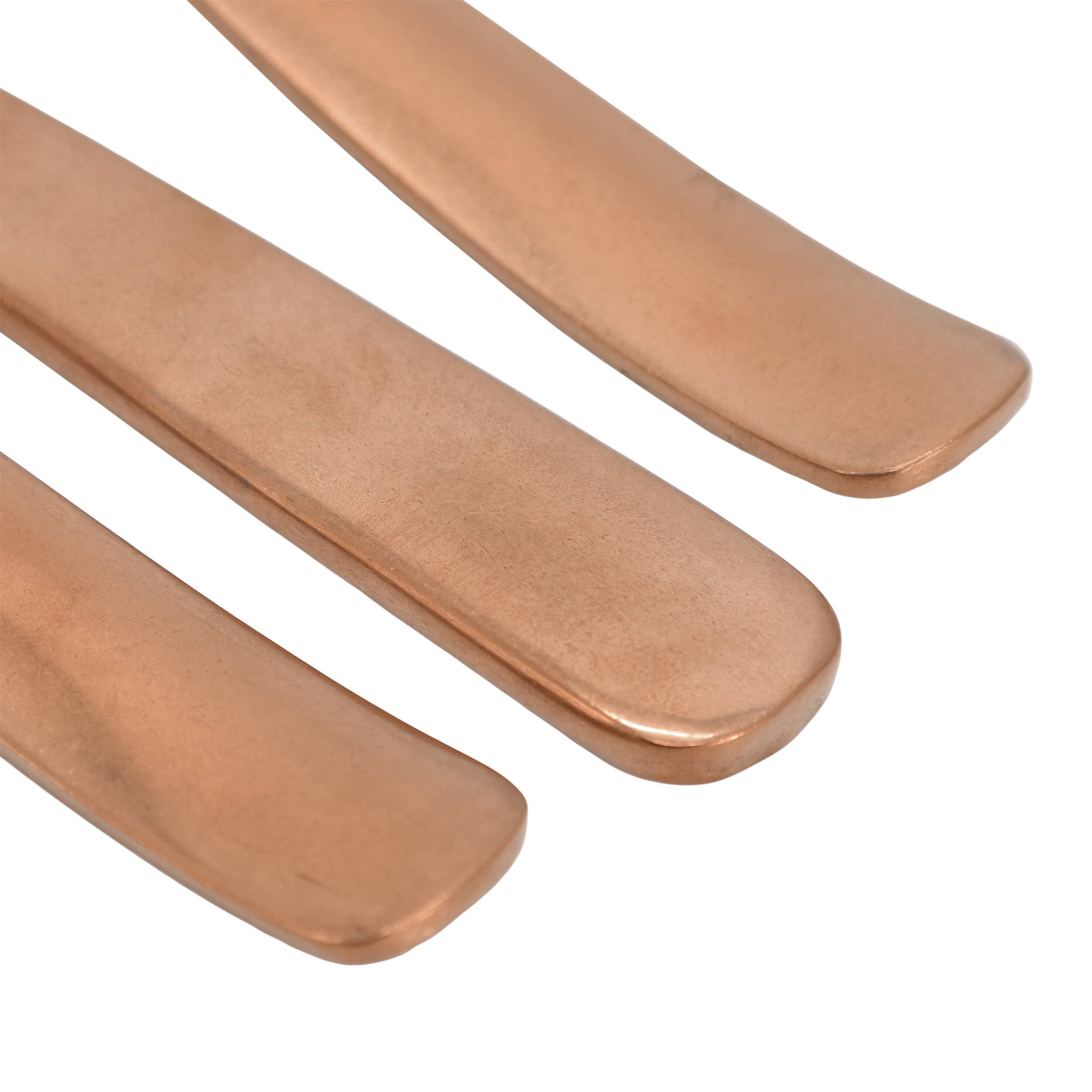 Alt View 3. Gibson - Gibson Home Hulton 20 Piece Stainless Steel Flatware Set in Matte Bronze - Bronze.