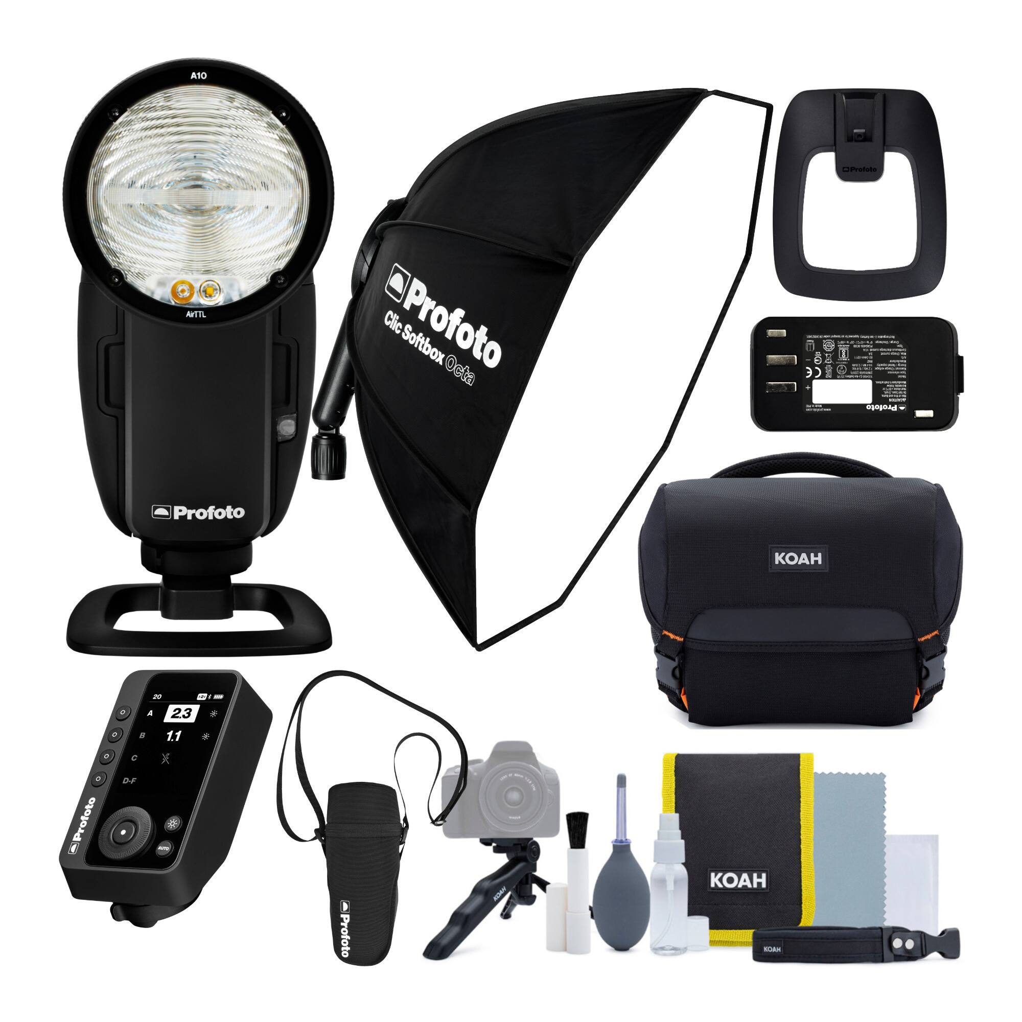 A10 On-Camera Flash Light for Sony Bundle with Profoto Connect Pro for Sony