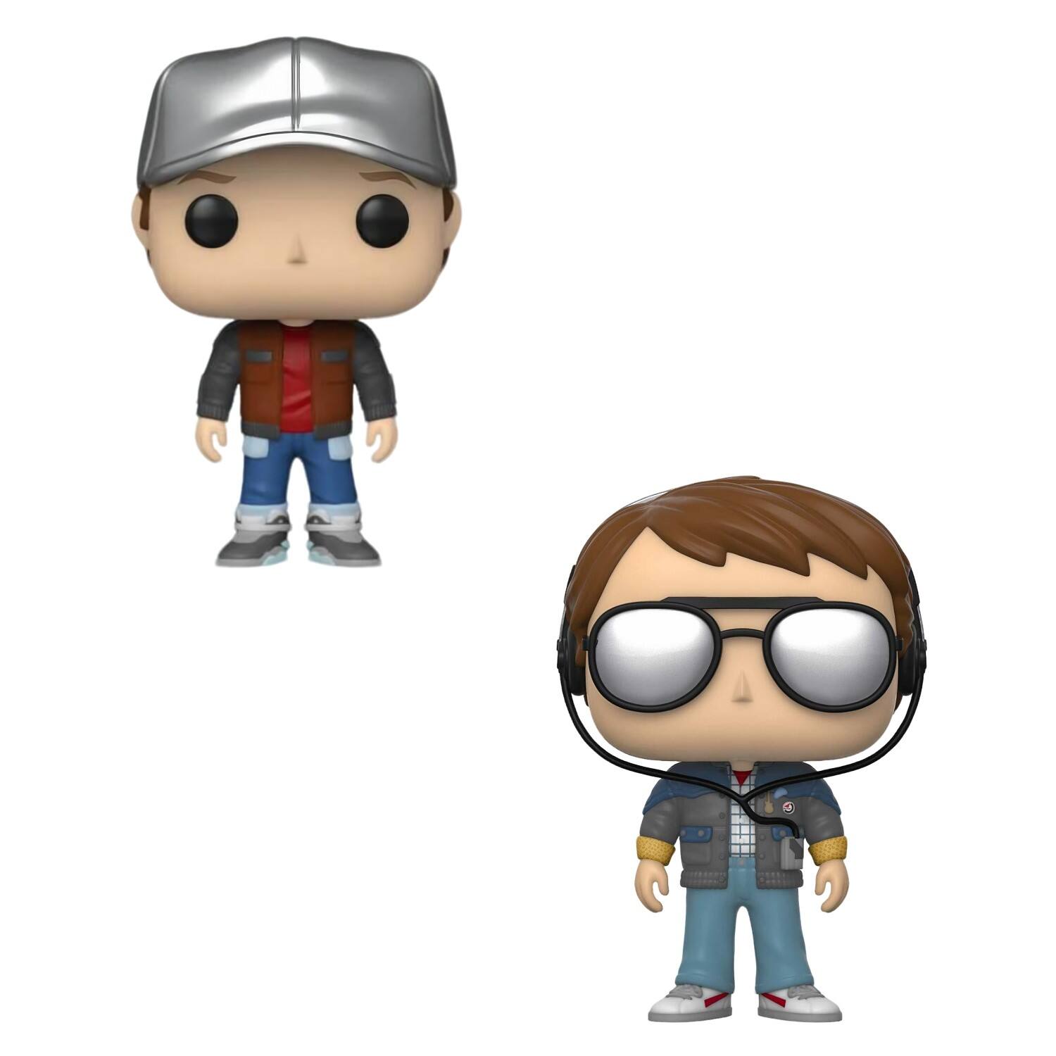 Funko - Pop! 2pack Back to the Future - Marty in Future Outfit & Marty with Glasses