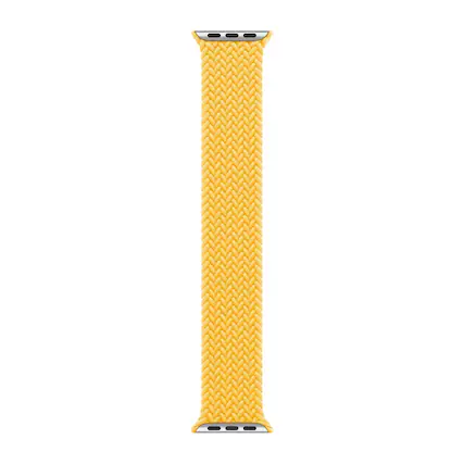 Front. Apple - Apple Watch Band Braided Solo Loop 45Mm Sunshine SERIES 7 / 8 / 9 MWLY3AM/A Sz 9 - Sunshine.