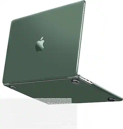 Front. mosiso - Ultra-Thin Hard Shell Case & Keyboard Cover for MacBook Air 13 inch (A3449 A3240 A3113 A2681 2022–2026) - Emerald Green.
