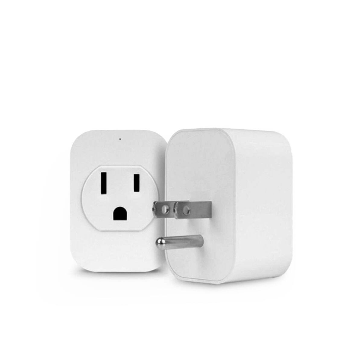 Angle. eco4life - Smart Single Wi‑Fi Outlet Plug DPS1101S - WHITE.