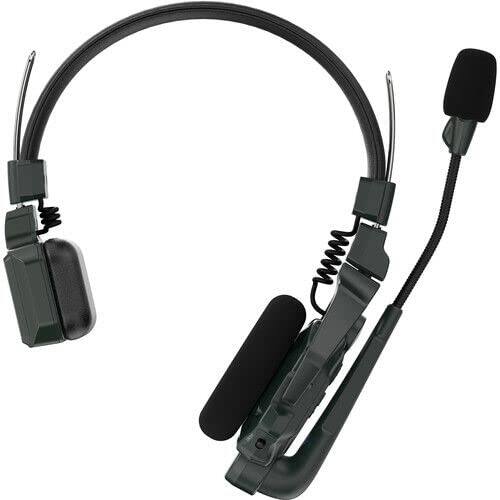 Alt View 4. HOLLYLAND - Hollyland Solidcom C1-4S Full-Duplex Wireless DECT Intercom System with 4 Headsets - Black.