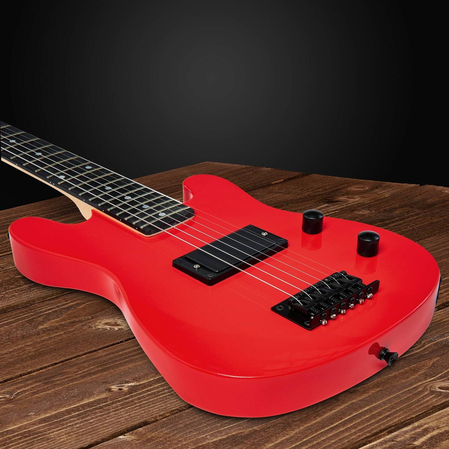 Alt View 2. Lyxpro - Electric Guitar Kit, 30” Electric Guitar with Amp & Electric Guitar Accessories - Red.