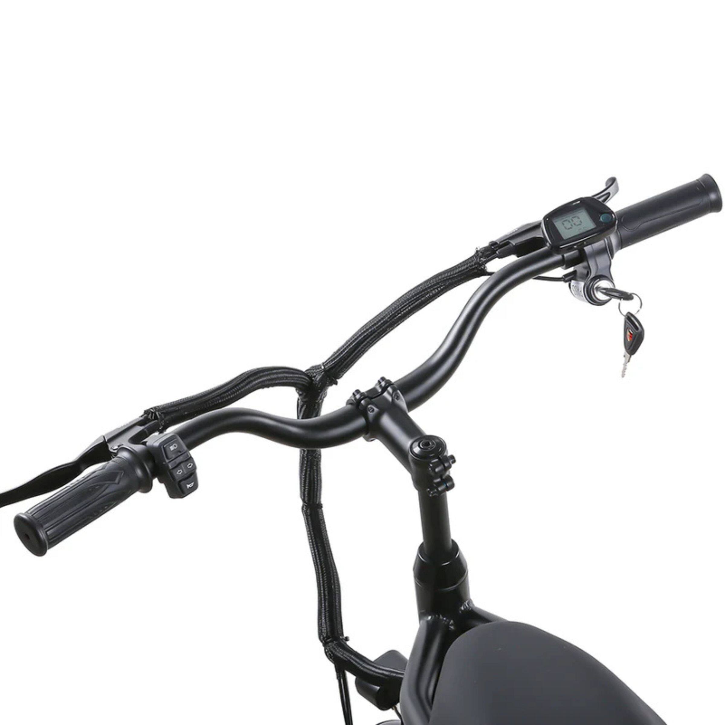 Alt View 1. EMOVE - EMOVE RoadRunner SE Seated Electric Scooter, 20 MPH Top Speed, 20 Mile Range, Removable Battery, Black - Black.