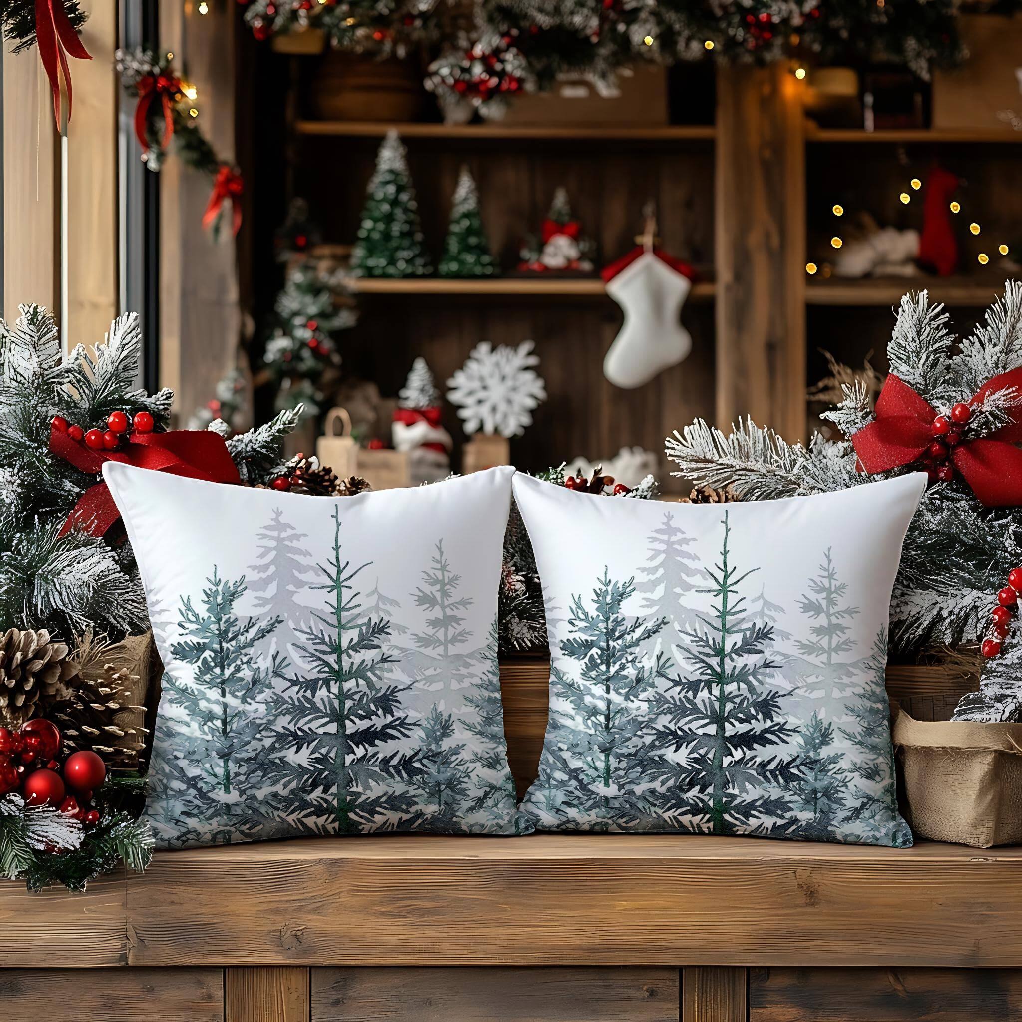 Best HD Pictures about  24x24 Christmas Pillow Cover  with No AI Images