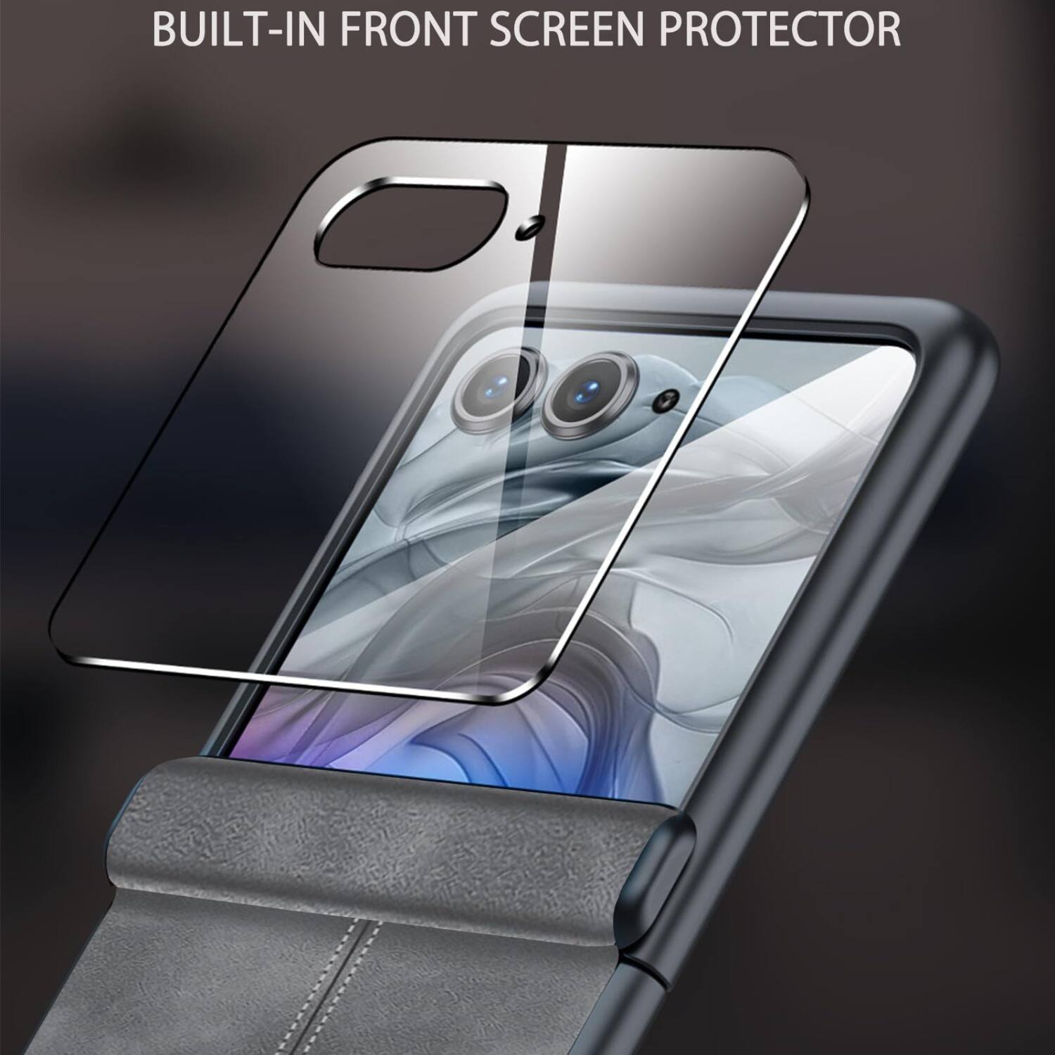 BUILT-IN FRONT SCREEN PROTECTOR