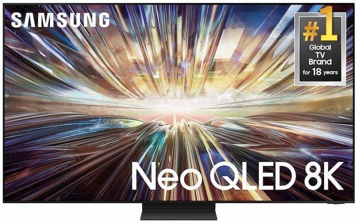 SAMSUNG  
#1 Global TV Brand for 18 years  
Neo QLED 8K