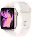 Front. Apple - Apple Watch Series 11 (GPS) 42mm Rose Gold Aluminum Case with Light Blush Sport Band - S/M - Rose Gold.