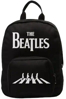 PopMarket - The Beatles - Rocksax - The Beatles - Abbey Road Logo - Mini Backpack (Black) - Multicolor
