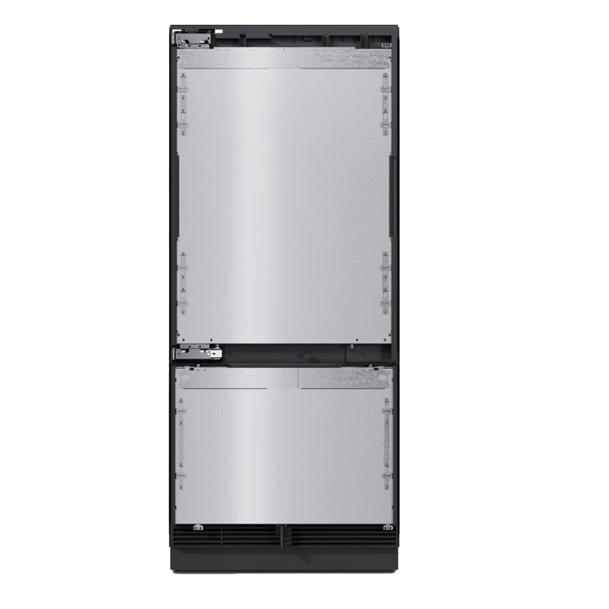 Left. Miele - KFMC 3642 L  36" 20.2 Cubic Feet Bottom Mount MasterCool Fridge-Freezer - Panel Ready.
