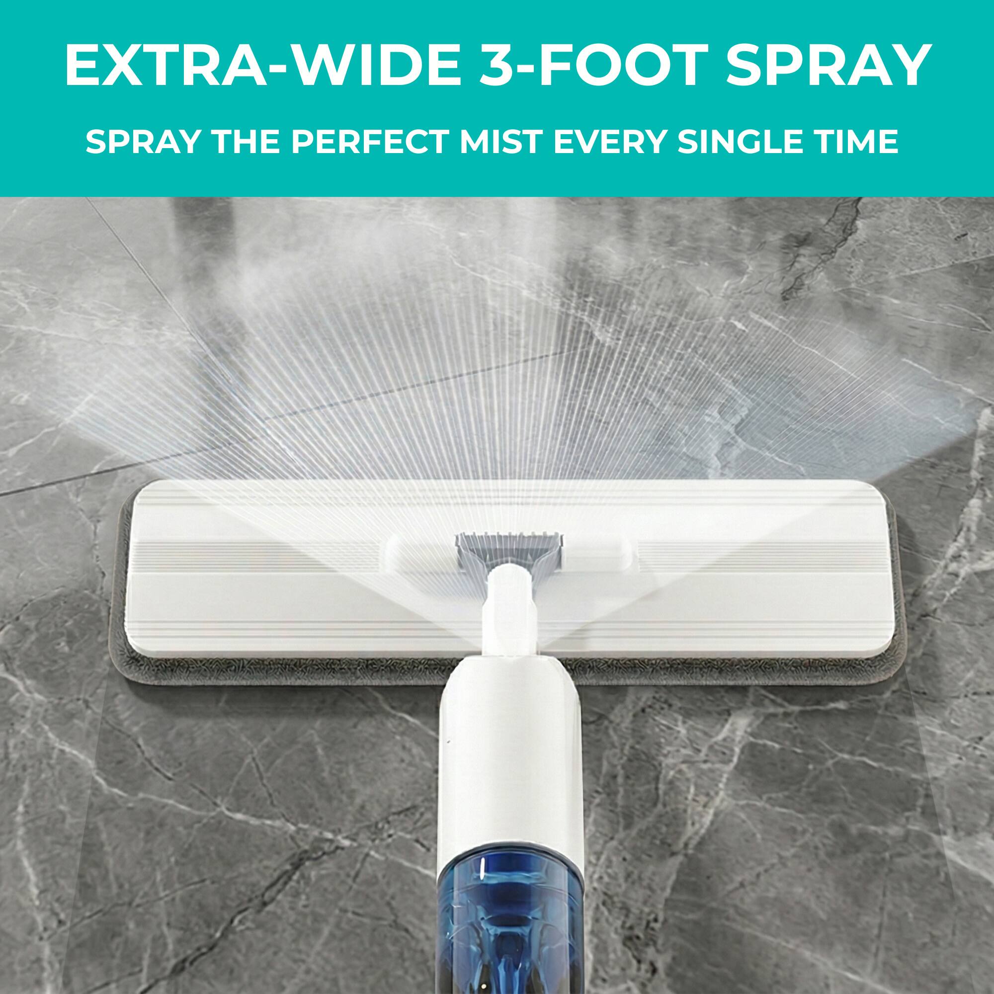 EXTRA-WIDE 3-FOOT SPRAY  
SPRAY THE PERFECT MIST EVERY SINGLE TIME