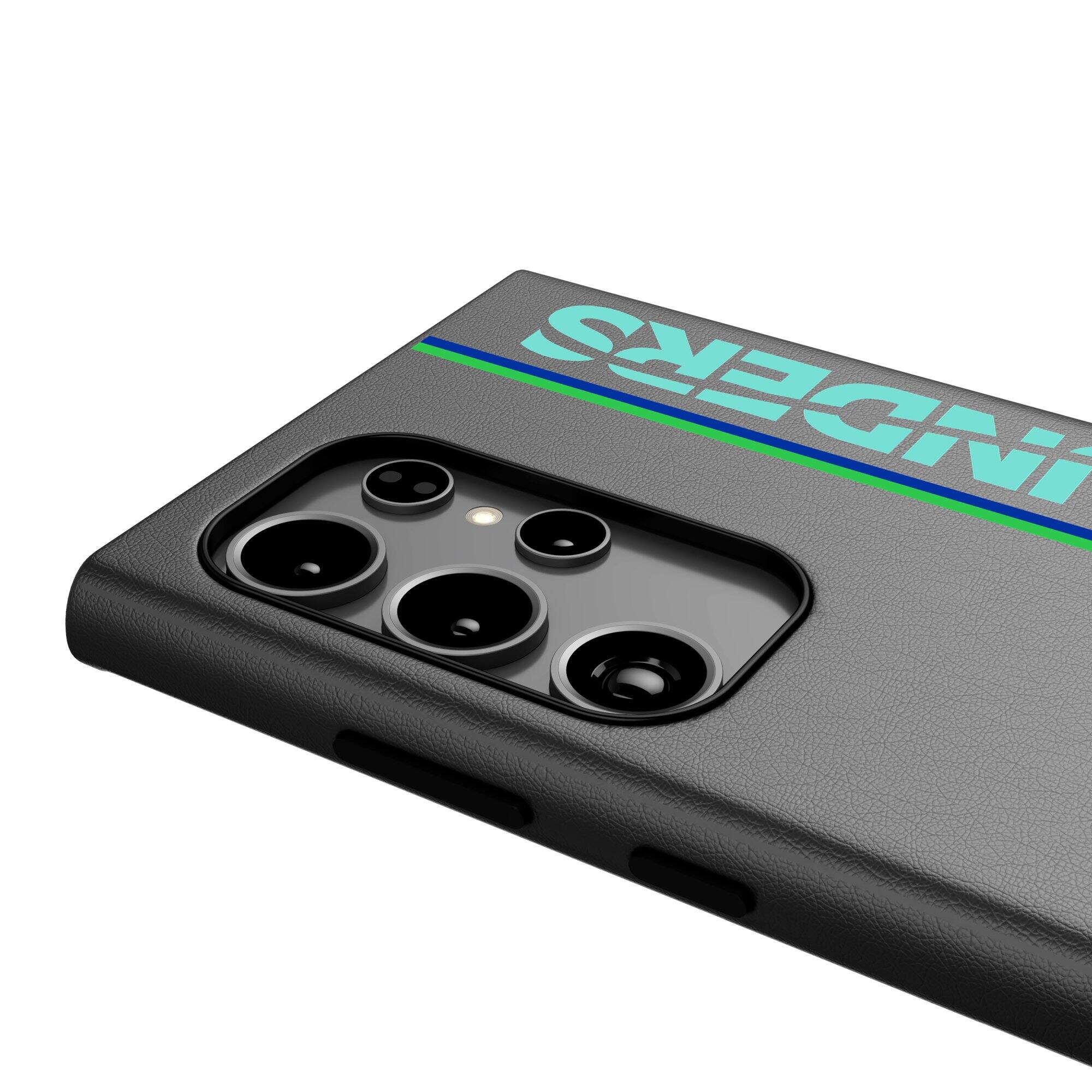 Alt View 3. Keyscaper - Black Seattle Sounders FC Galaxy Magnetic Bump Case - S24 Plus - Black.