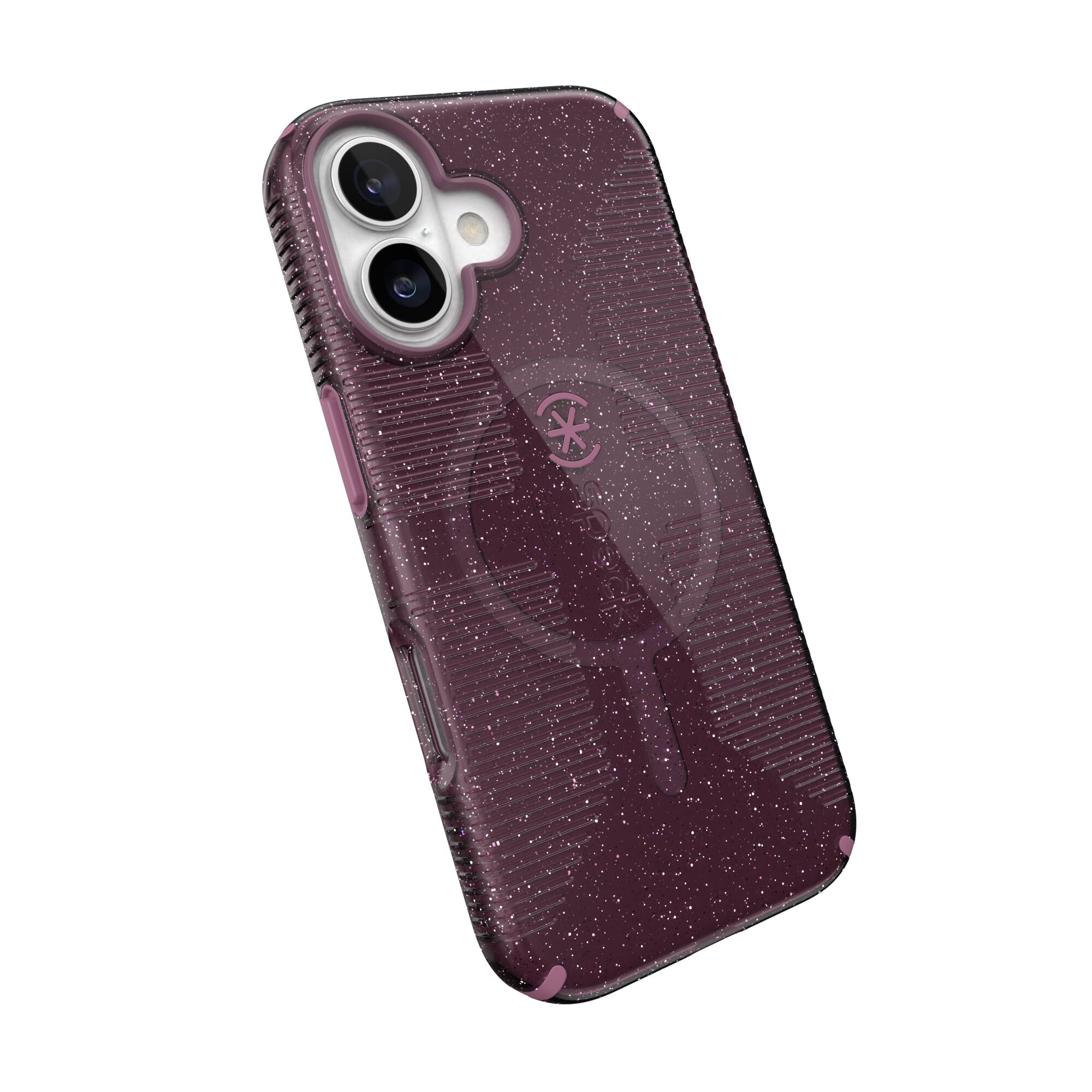 Speck - iPhone 17 CANDYSHELL GRIP + MS - Plumberry Glitter