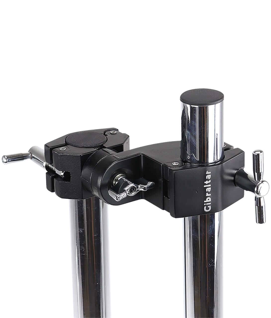 Back. Gibraltar Hardware - Quick Set Angle Clamp, Two-Position Locking Design for Fast Drum Rack Setup and Tear Down.