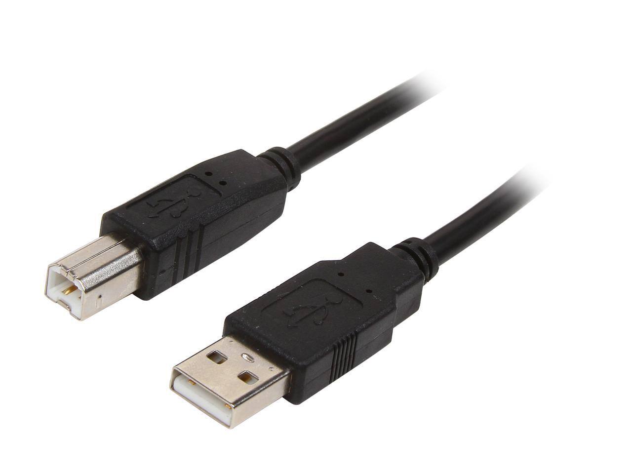 Front. StarTech.com - StarTech.com USB2HAB6 6 ft USB 2.0 Certified A to B Cable - M/M - 2m USB A to B Cable.