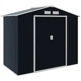 Outsunny - x 4' Outdoor Storage Shed