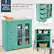 Multifunctional Sideboard Buffet Cabinet, Satisfy All Your Storage Needs in Daily Life, Classify Items for Easy Access & Keep Them in Order, 4 Storage Drawers, 3-Layer Cabinet