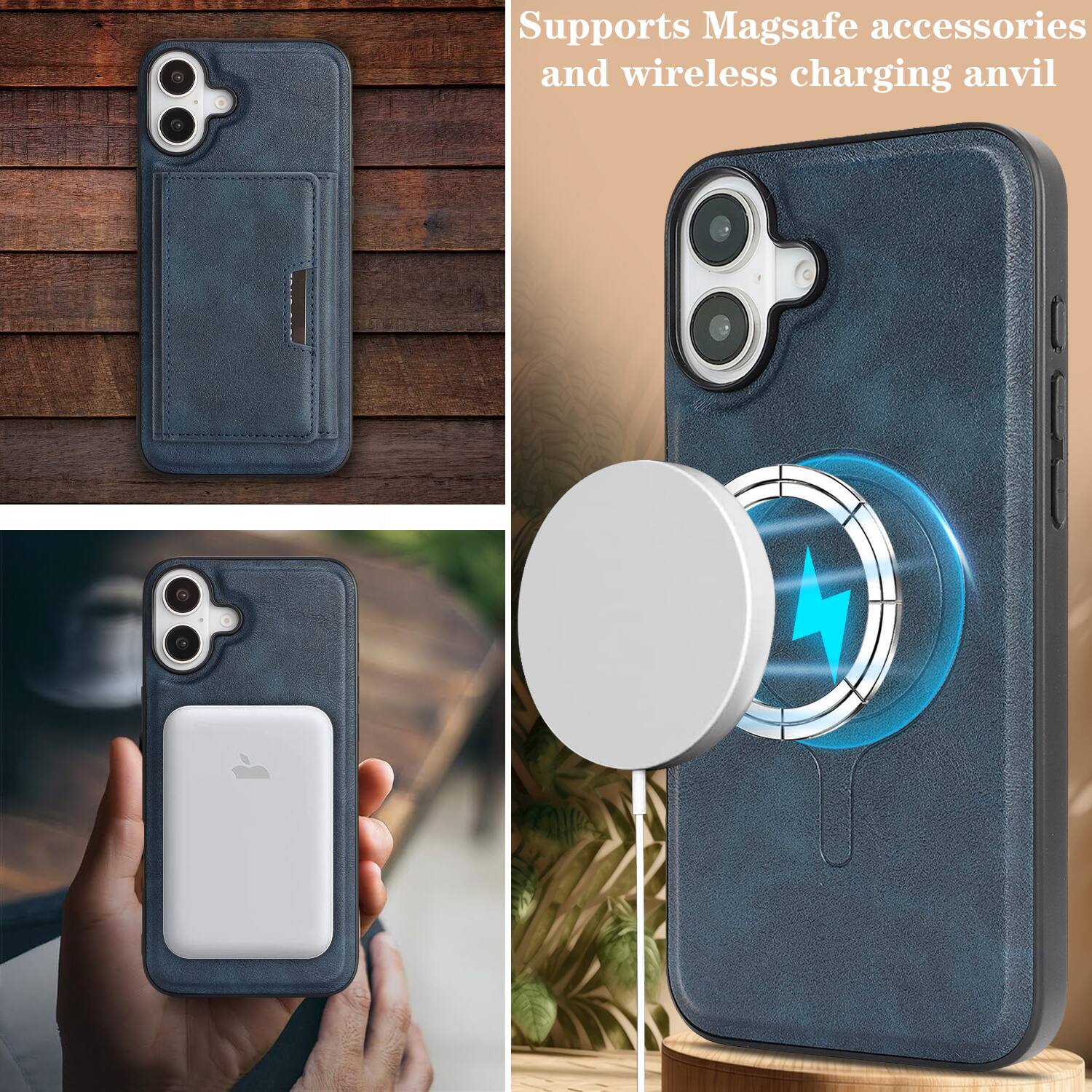 Supports Magsafe accessories and wireless charging anvil