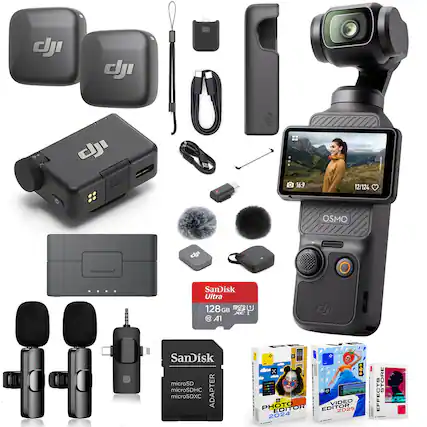 dJI dJ % 71 d A 16.9 12/124
OSMO c
SanDisk Ultra 128 GB
XC E
A1
dJ SanDisk microSD microSDHC ADAPTER microSDXC - CSTSCNA
PHOTO VIDEO EDITOR EDITOR 2025 2024
- STORE EFFECTS