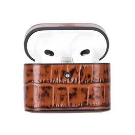 Kitcheniva - Leather Case For Apple AirPods 3 - Tan