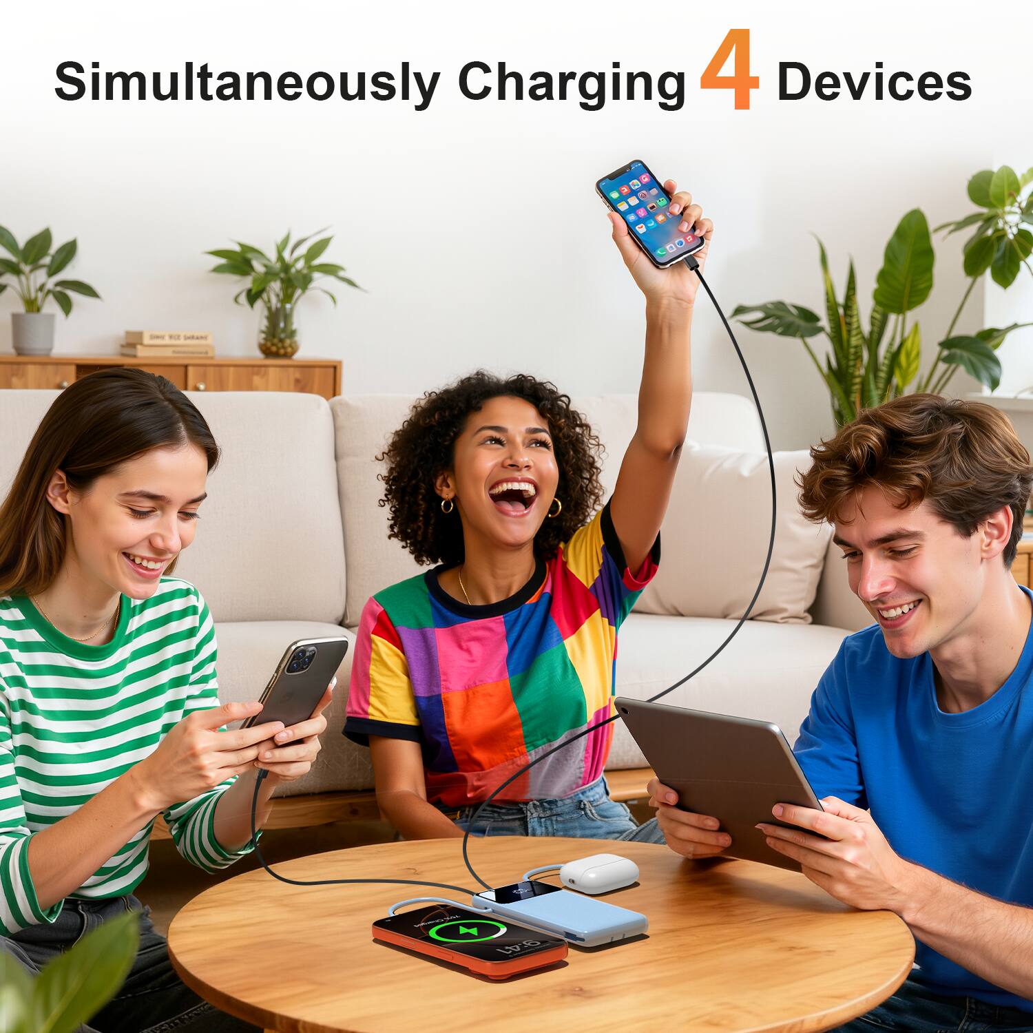 Simultaneously Charging 4 Devices