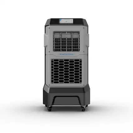 Front. Portacool - Apex 700 Wi-Fi Enabled Portable Evaporative Cooler - Black, Textured.