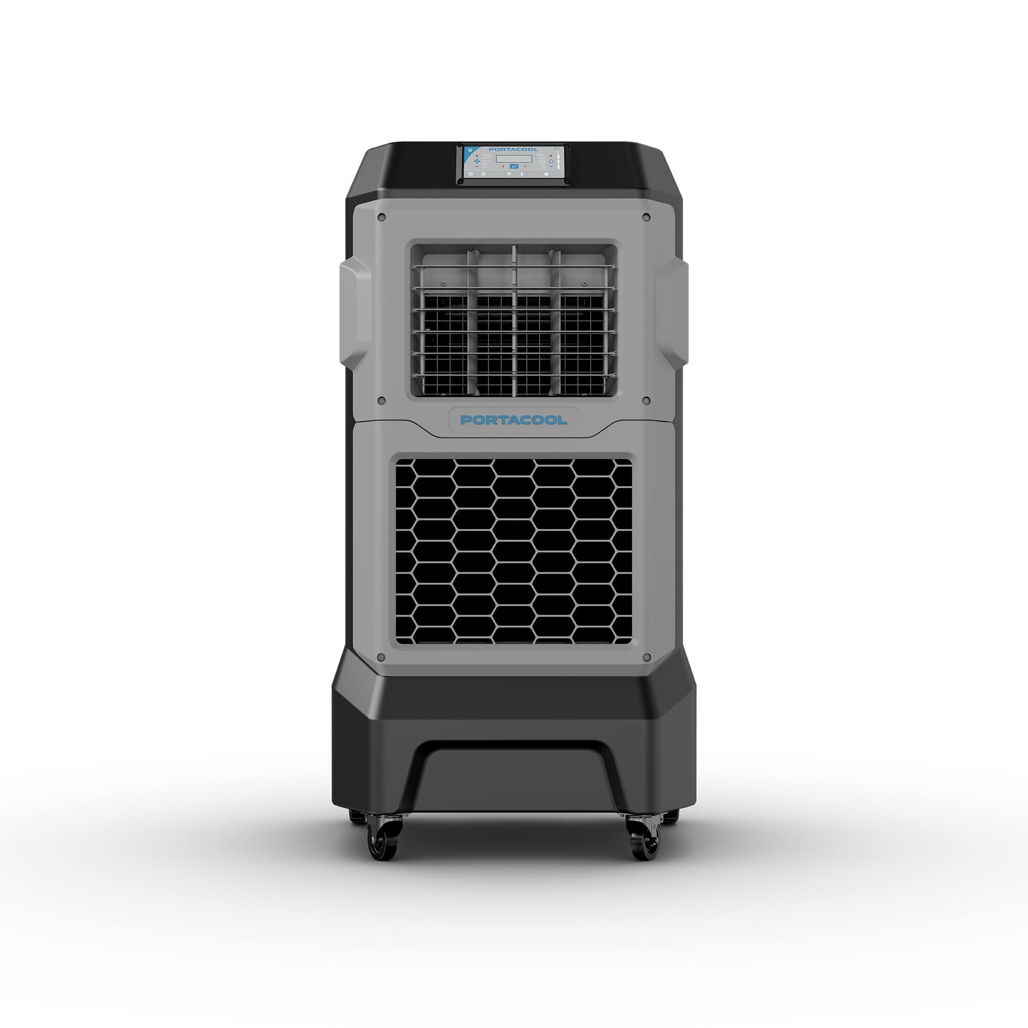 Front. Portacool - Apex 700 Wi-Fi Enabled Portable Evaporative Cooler - Black, Textured.
