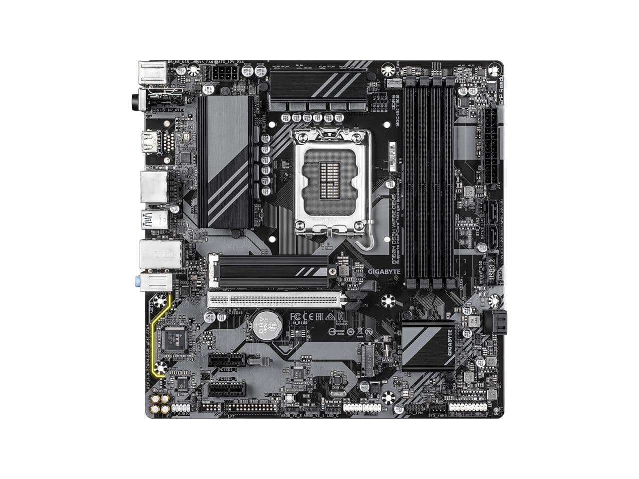 GIGABYTE B760M DS3H WIFI6E GEN5 LGA 1700 DDR5 M.2 PCIe 5.0 USB 3.2