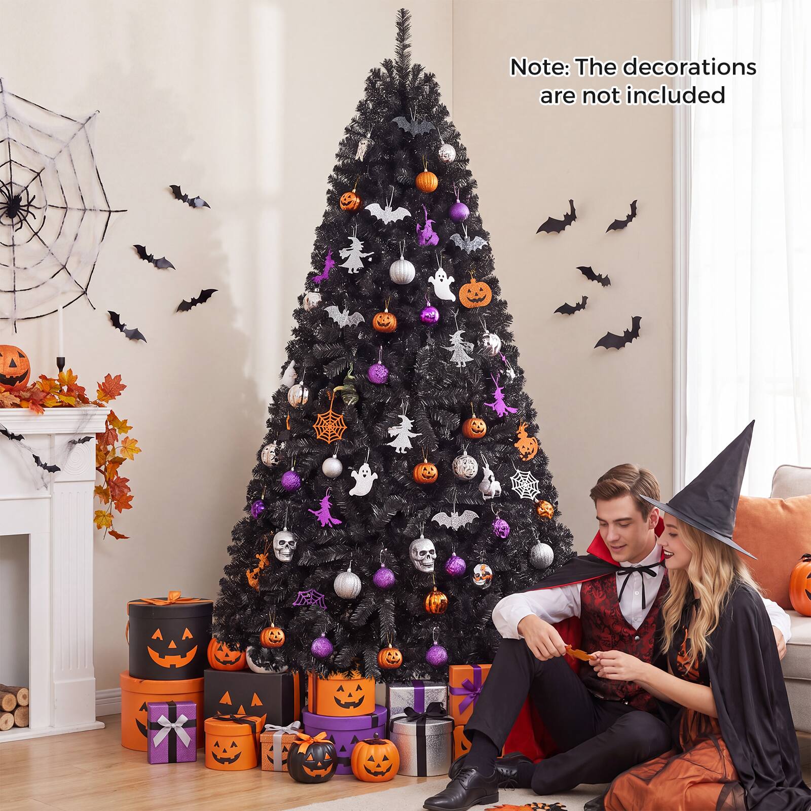 Note: The decorations are not included