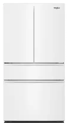 Whirlpool - 30 Cu. Ft. Family-Sized Capacity French Door Refrigerator with Flexible Temperature Drawer - White