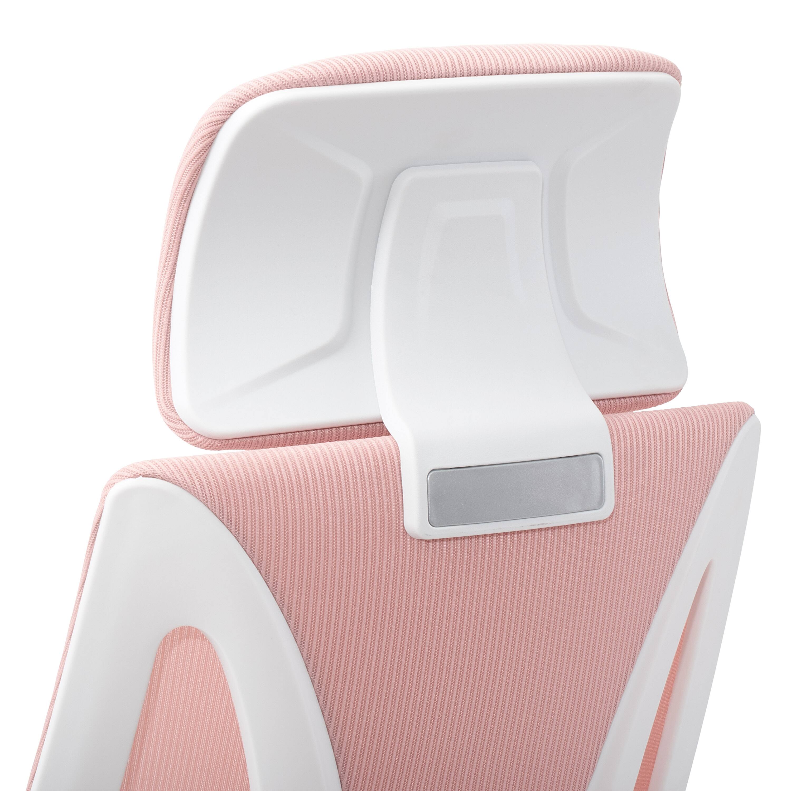 Alt View 14. CorLiving - Workspace Mesh Back Office Chair - Pink and White.