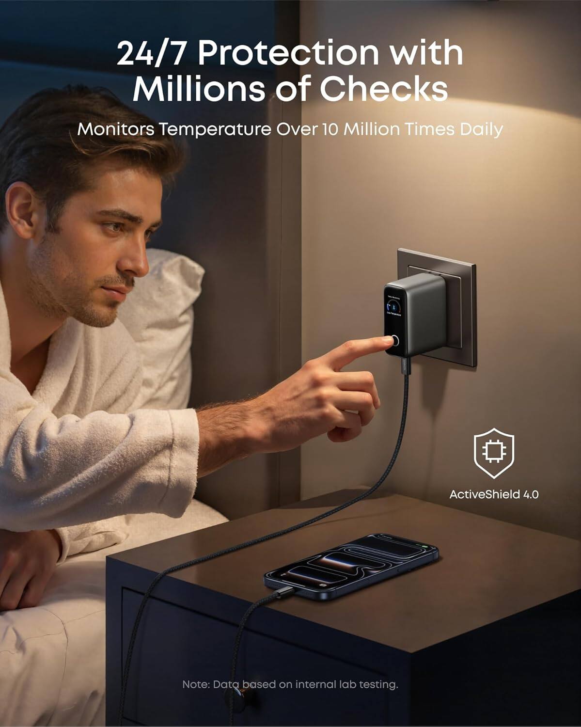 24/7 Protection with Millions of Checks  
Monitors Temperature Over 10 Million Times Daily  

ActiveShield 4.0  

Note: Data based on internal lab testing.