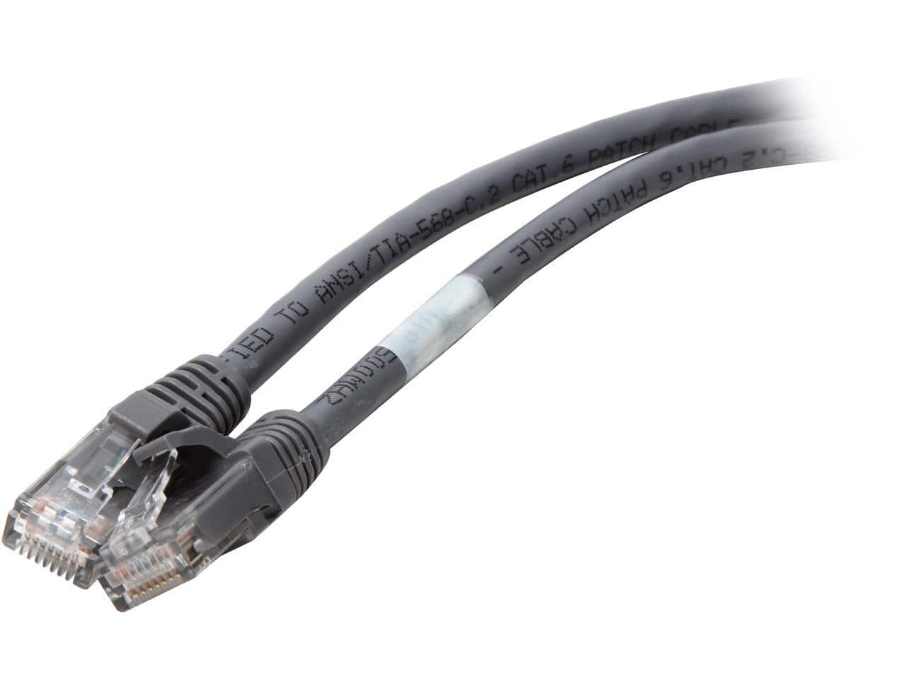 Cables to Go - C2G 22016 Cat6 Cable - Snagless Unshielded Ethernet Network Patch Cable, Gray (15 Feet, 4.57 Meters)