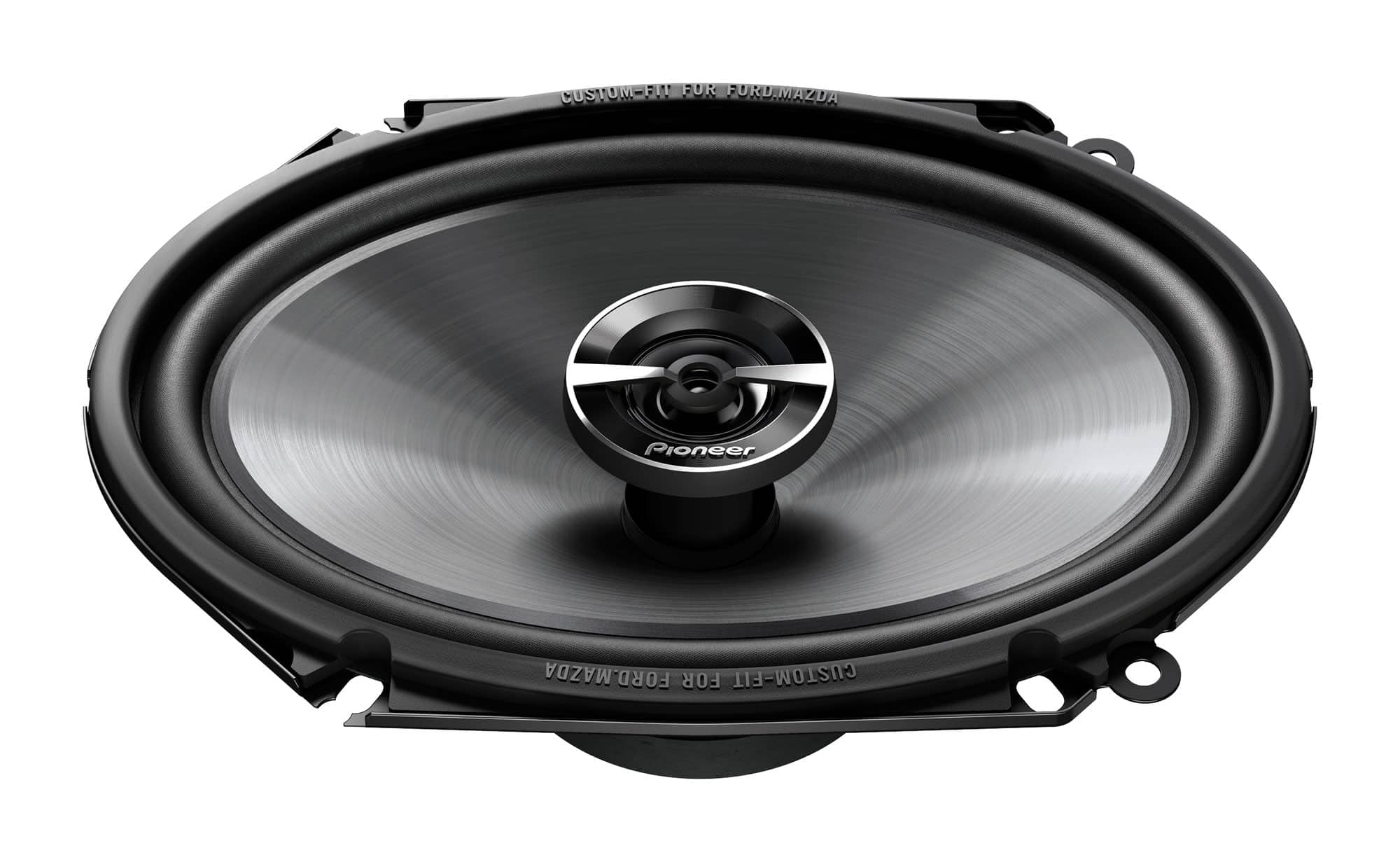 Pioneer - 6" x 8" 2-way Coaxial Speakers (Pair) - Black - Front_Zoom