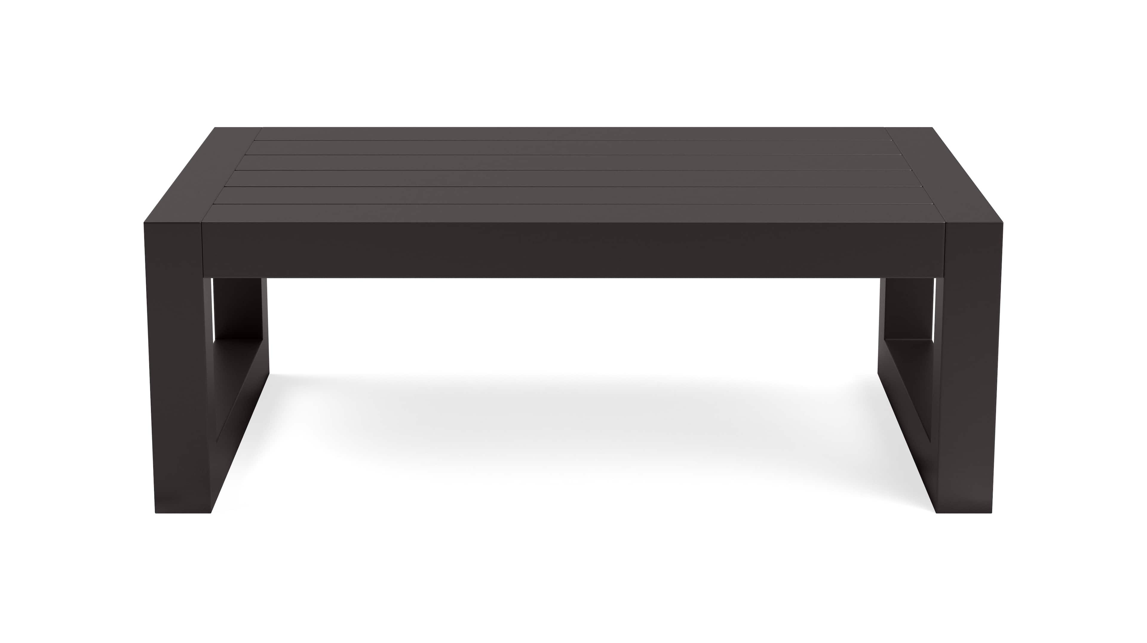Yardbird® - Langdon/Waverly Coffee Table - Dark Brown - Front_Zoom