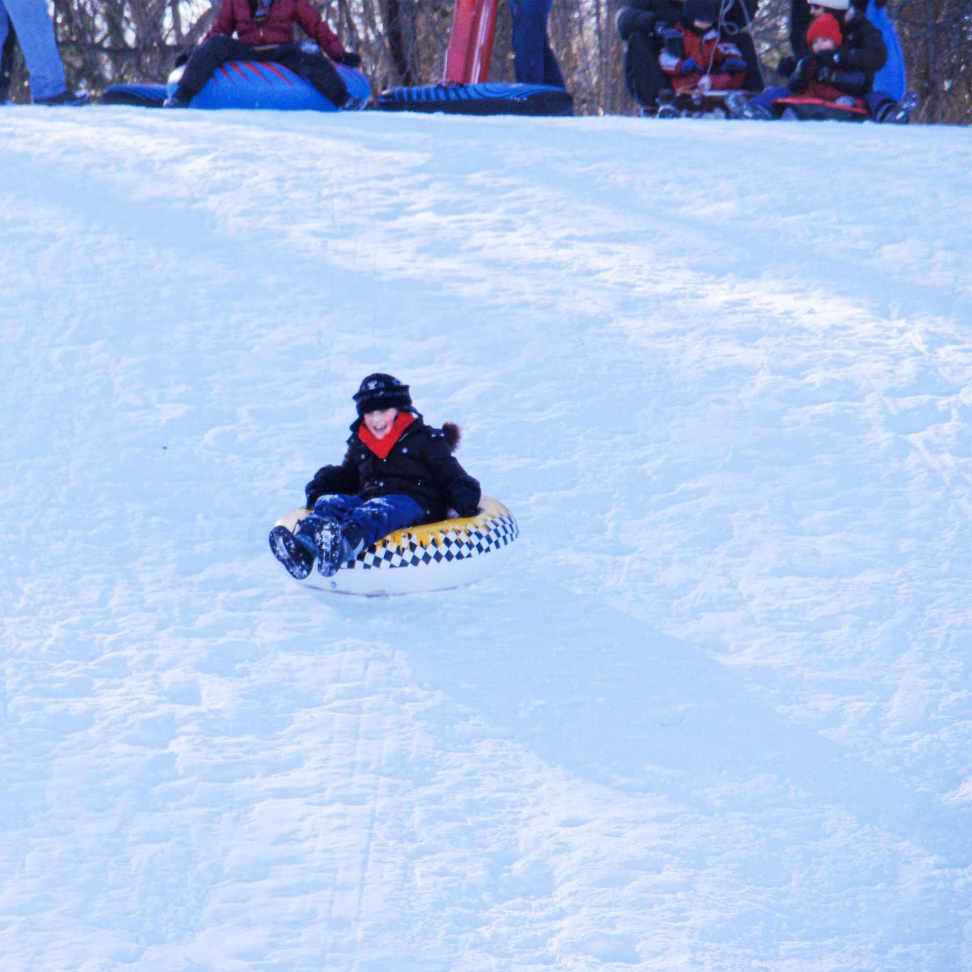 Alt View 4. Swim Central - Inflatable Tubester Swimming Pool or Snow Tube - 39" - Yellow.