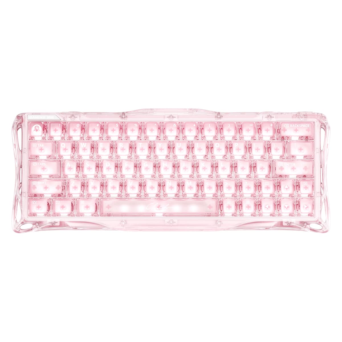 GravaStar - Mercury V60 60% Hall Effect Magnetic Switch Gaming Keyboard - Crystal Rose