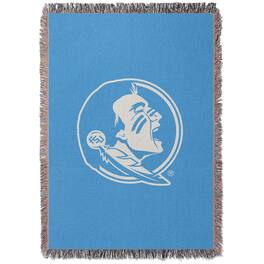 Chad & Jake - Florida State Seminoles Woven Blanket - Blue